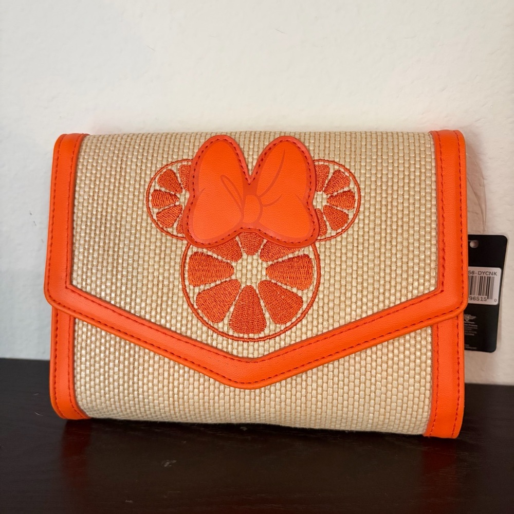 Buckle-Down Disney Minnie Raffia Citrus Crossbody
